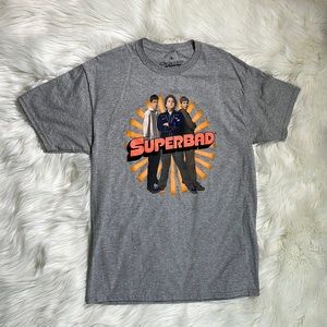 Superbad Mens Crew Neck Short Sleeve Classic Fit Graphic T-Shirt size M